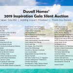 2019 Gala Auction Donors